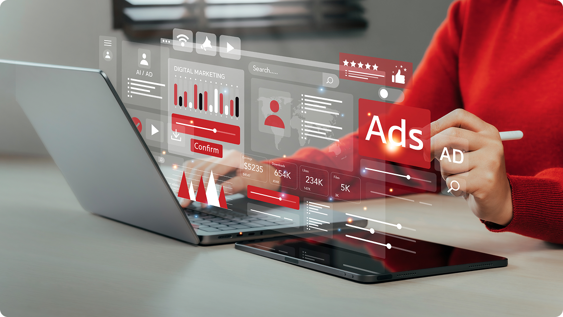 Digital advertising dashboard