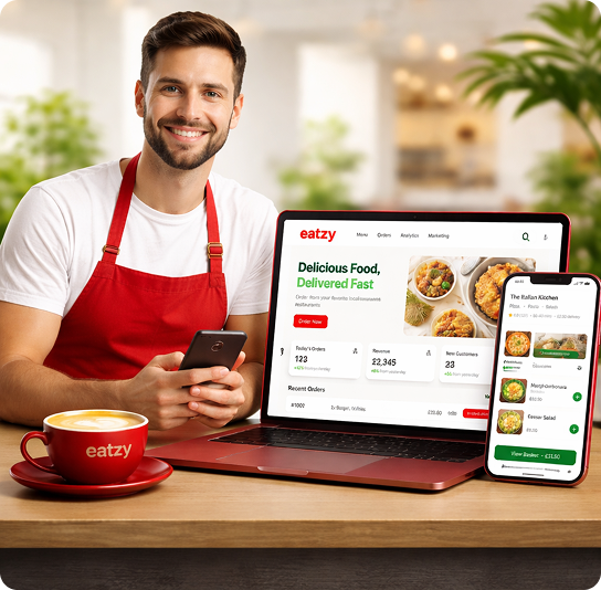 Eatzy platform showcase